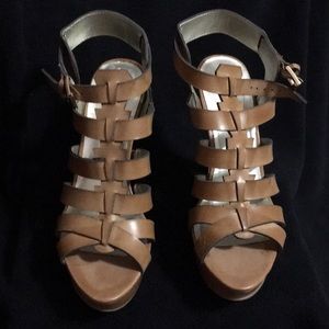 Guess open toe heels